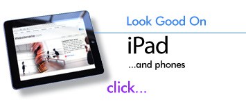 iPad and iPhone optimized website templates