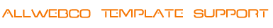 AllWebCo template support