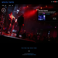Acid Web Template For Musicians
