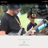Americana Mega Menu Website Layout