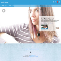 Lilith Responsive Music Website Layout